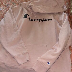 Champion Light Pink Pullover Hoodie